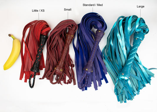 Built to Order Custom Leather Cowhide Flogger