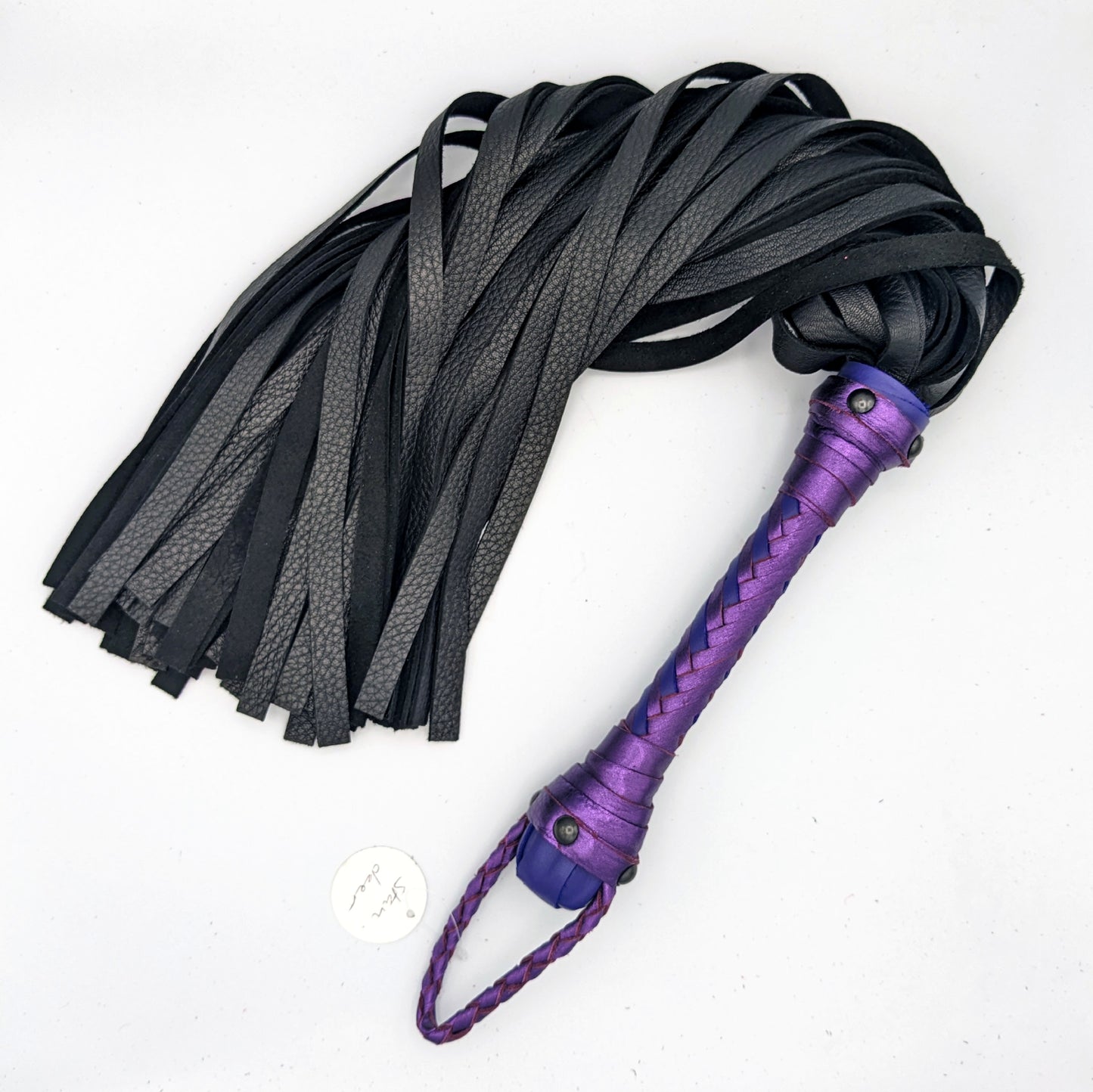 Buckskin Leather Flogger - Elk & Deer - soft leather - Custom to Order