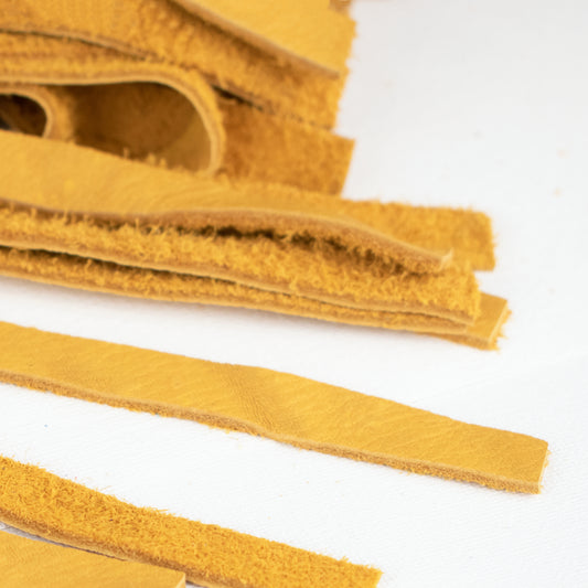 Buckskin Leather Flogger - Elk & Deer - soft leather - Custom to Order