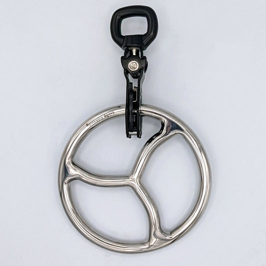 Ring Mountable Shackle Swivel for Suspension Rings - 23kn - Frog 360 - Textile Friendly Swivel
