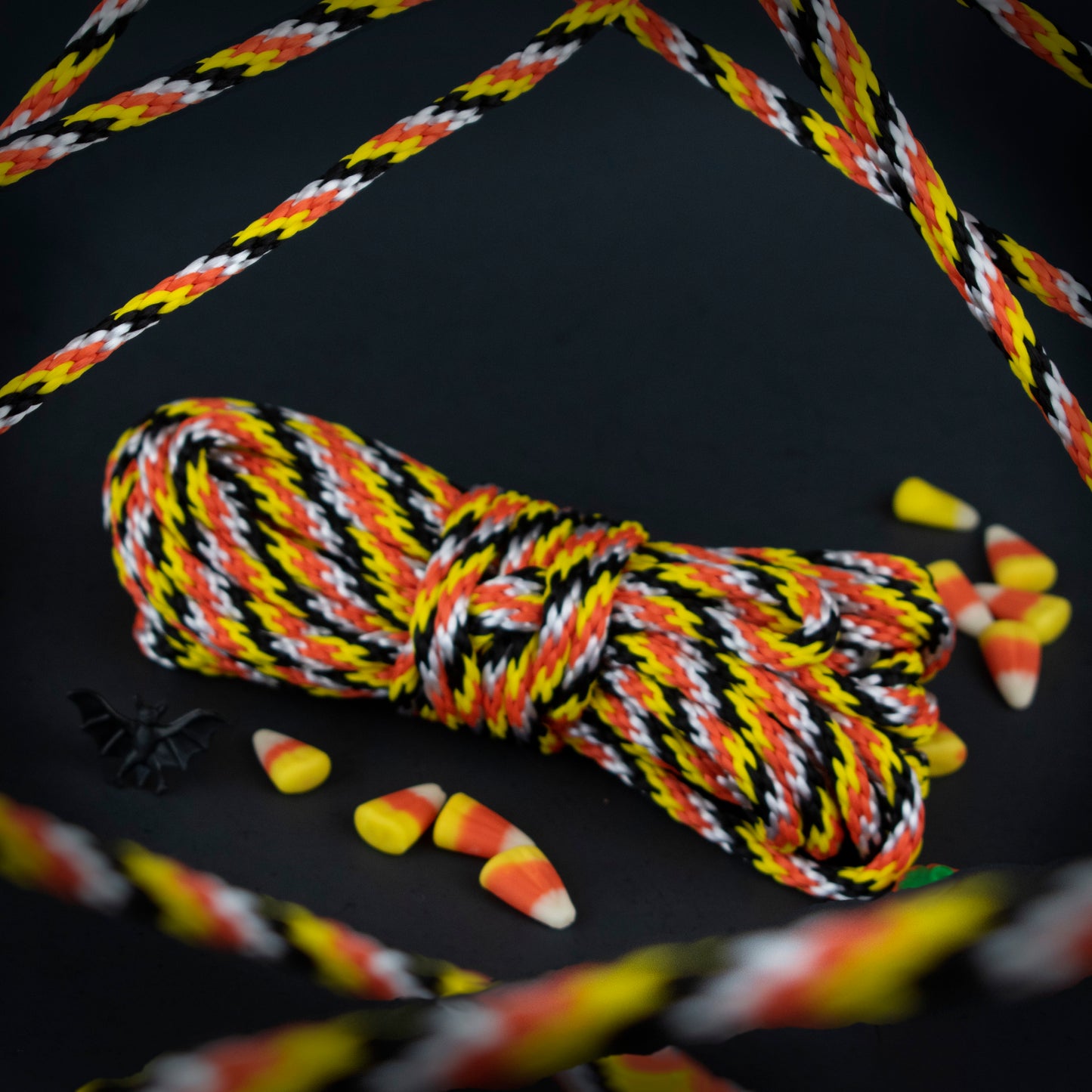 Halloween Spooky Rope: Black and Orange, Candy Corn, or Slime Grrl!