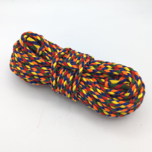 Rainbow POSH - 3 Strand Spun Polyester Bondage Rope - Synthetic Hemp - 6mm