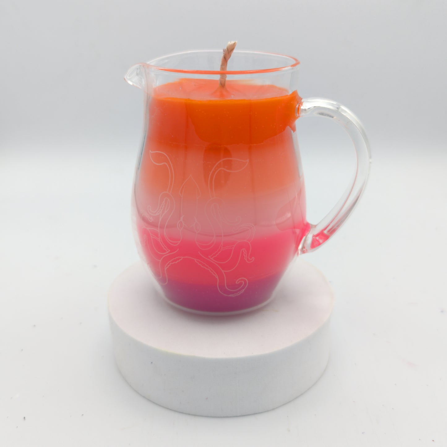 Pride flag in a Jar Wax Play Candle - Low Temp - Unscented - Pitcher Candle