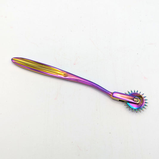 Wartenberg Wheel – Pinwheel Roller – Polish silver or Rainbow!