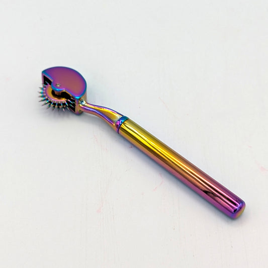 Wartenberg Wheel Multi-Head Set – 4-in-1 Kit – Pinwheel Roller – Polish or Rainbow