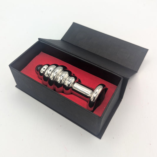 Anal Plug – Jeweled Butt Plug – Stainless Steel – Beehive