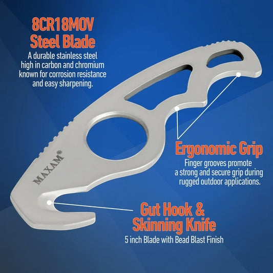 Rope Cutting Hook 5 inch Steel – Emergency Rope Cutting Tool – Rope Cutter Hook - Maxam