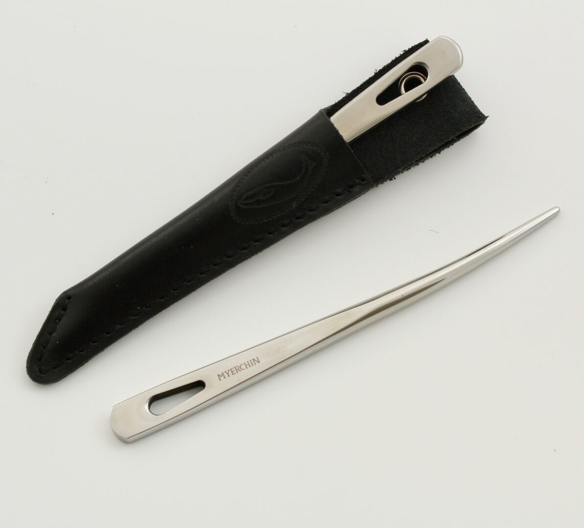 Piquet de pêche Myerchin avec étui en cuir