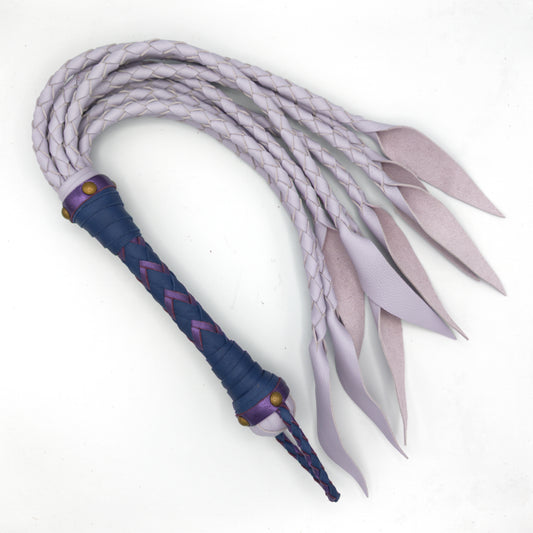 Round Cat-o-Nine Style Braided Flogger - Custom Braided Flogger