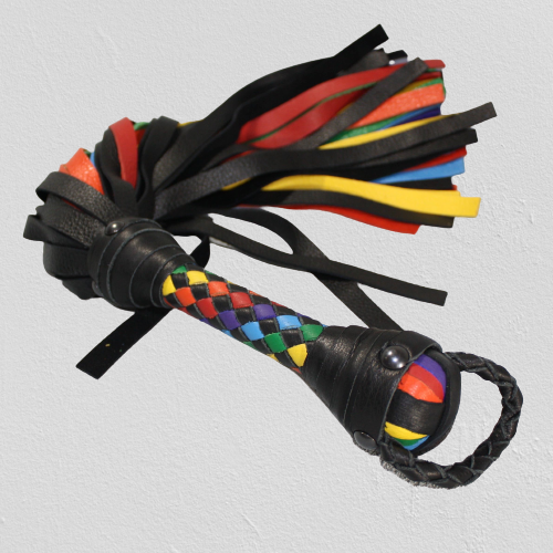 Rainbow Flogger & Pride Floggers – Single or Florentine