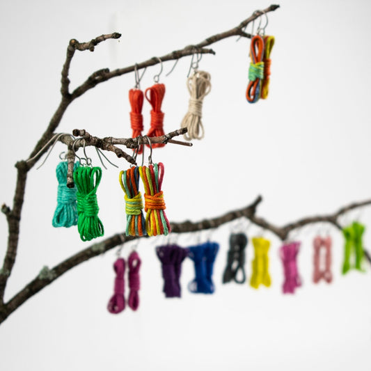 Bondage Rope Earrings - Bondage Earrings - BDSM Earrings - Kink Earrings