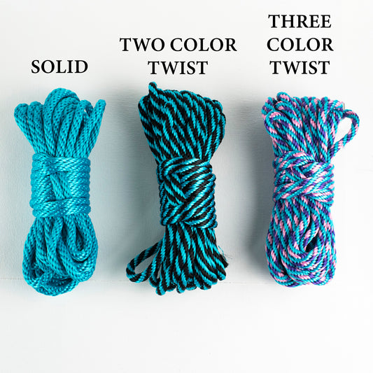 Bondage Rope - 30ft - Single & Bulk – MFP Bondage Rope – 1/4" 6mm - Bulk Discount