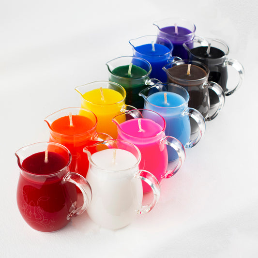 Rainbow & Pride Flag Candle Sets - Wax Play Pitcher Candles - Pride Rainbow