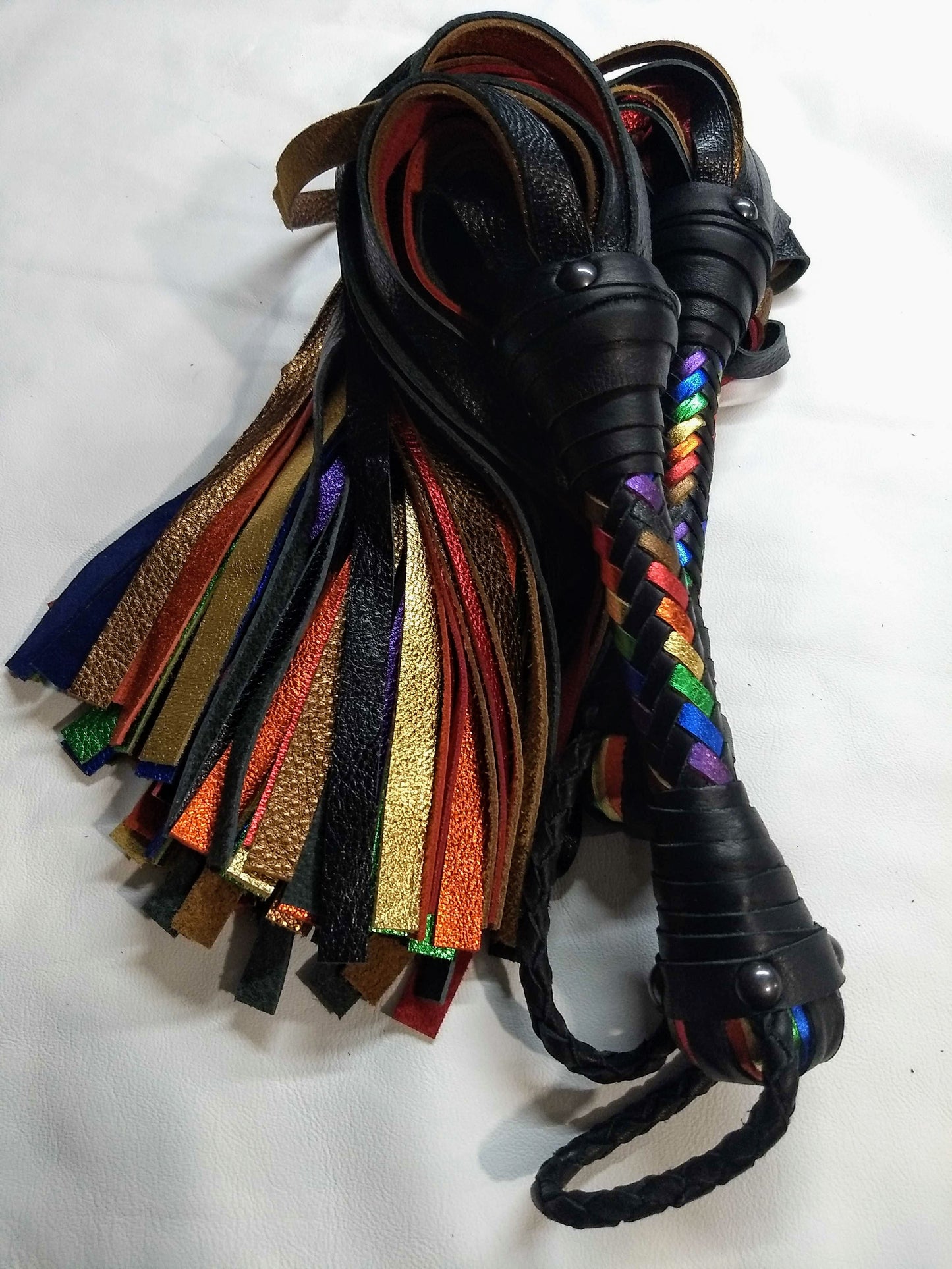 Rainbow Flogger & Pride Floggers – Single or Florentine