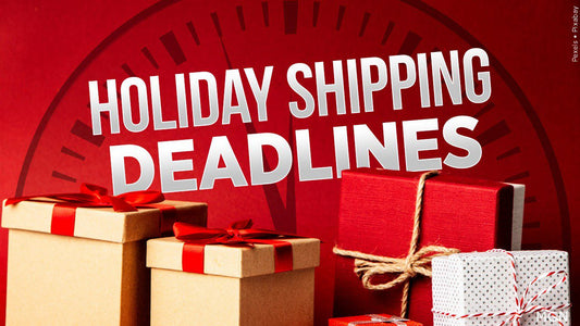 Last Minute Christmas Shopping? - Order Cut off Dates! - 2025