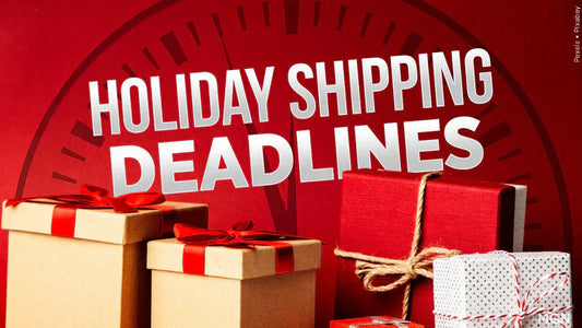 Last Minute Christmas Shopping? - Order Cut off Dates! - 2025