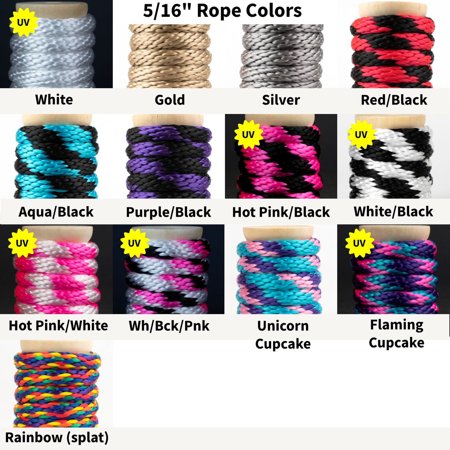 MFP Bondage Rope - 5/16" / 8mm - Solid Braid - for Shibari or Suspension