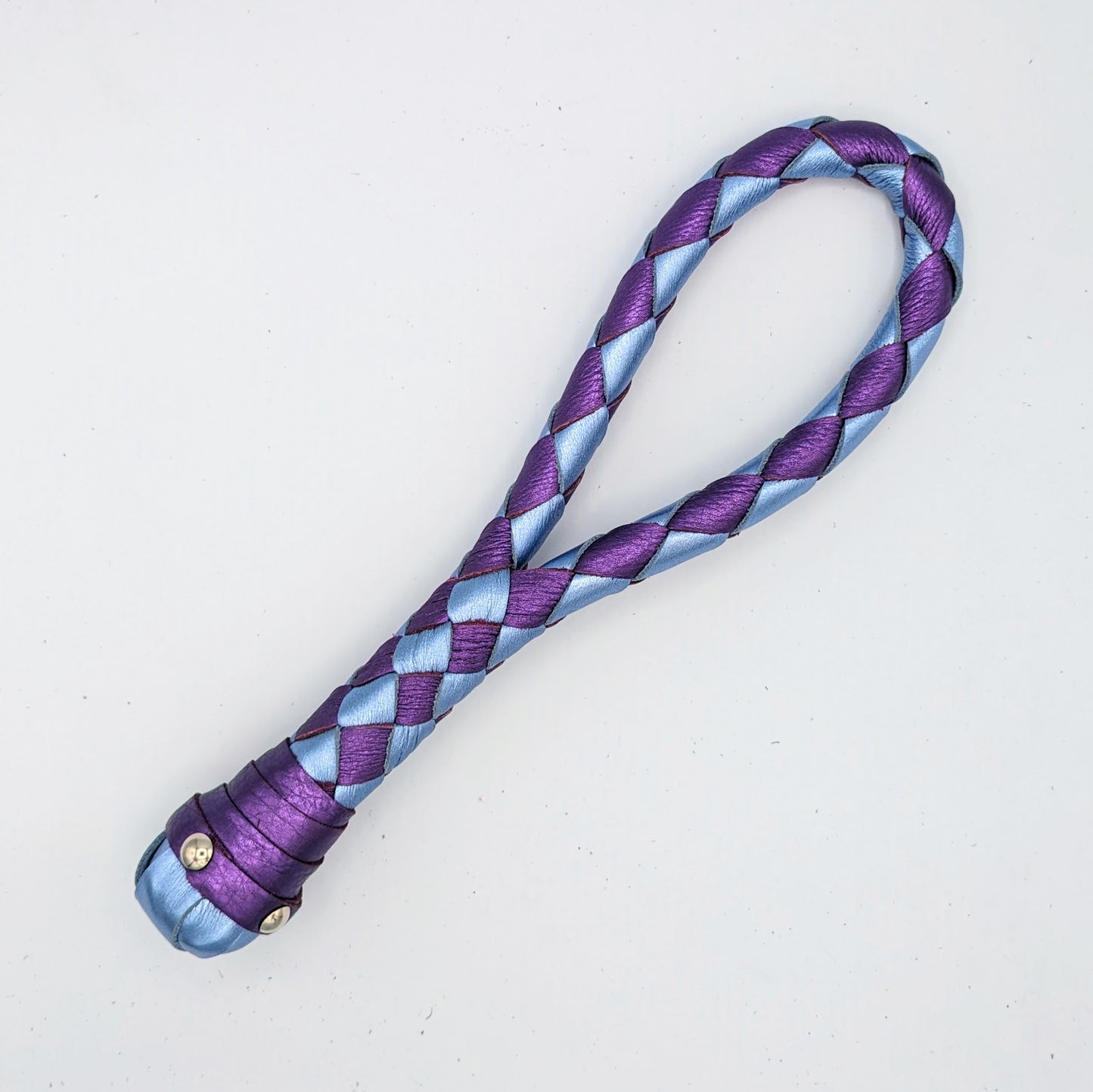 Braided Loop Cable Slapper  - Braided Leather paddle