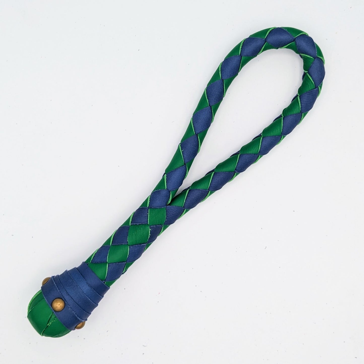 Braided Loop Cable Slapper  - Braided Leather paddle