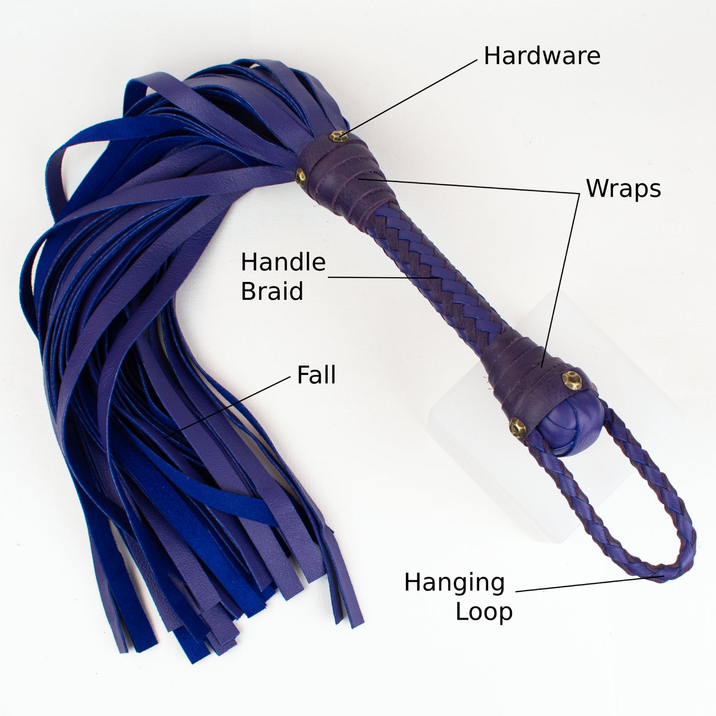 Built to Order Custom Leather Cowhide Flogger