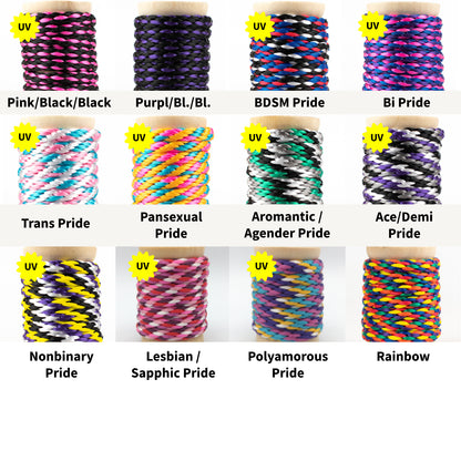 Paquete de muestra de color de cuerda bondage - MFP