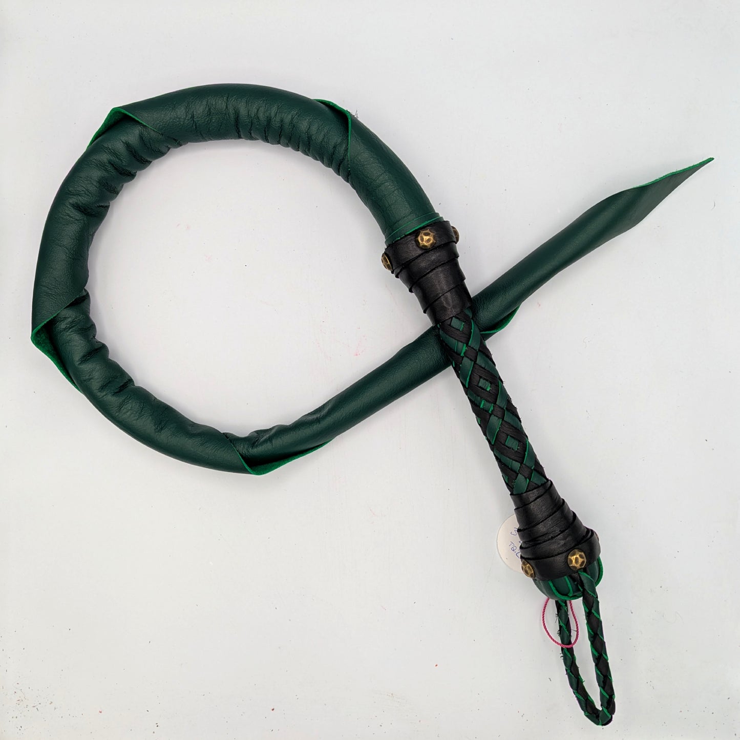 READY TO SHIP!  – 3 Foot – Leather Dragon Tail Whip – DT3GBK121825