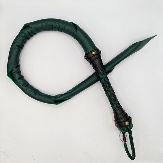 READY TO SHIP!  – 3 Foot – Leather Dragon Tail Whip – DT3GBK121825