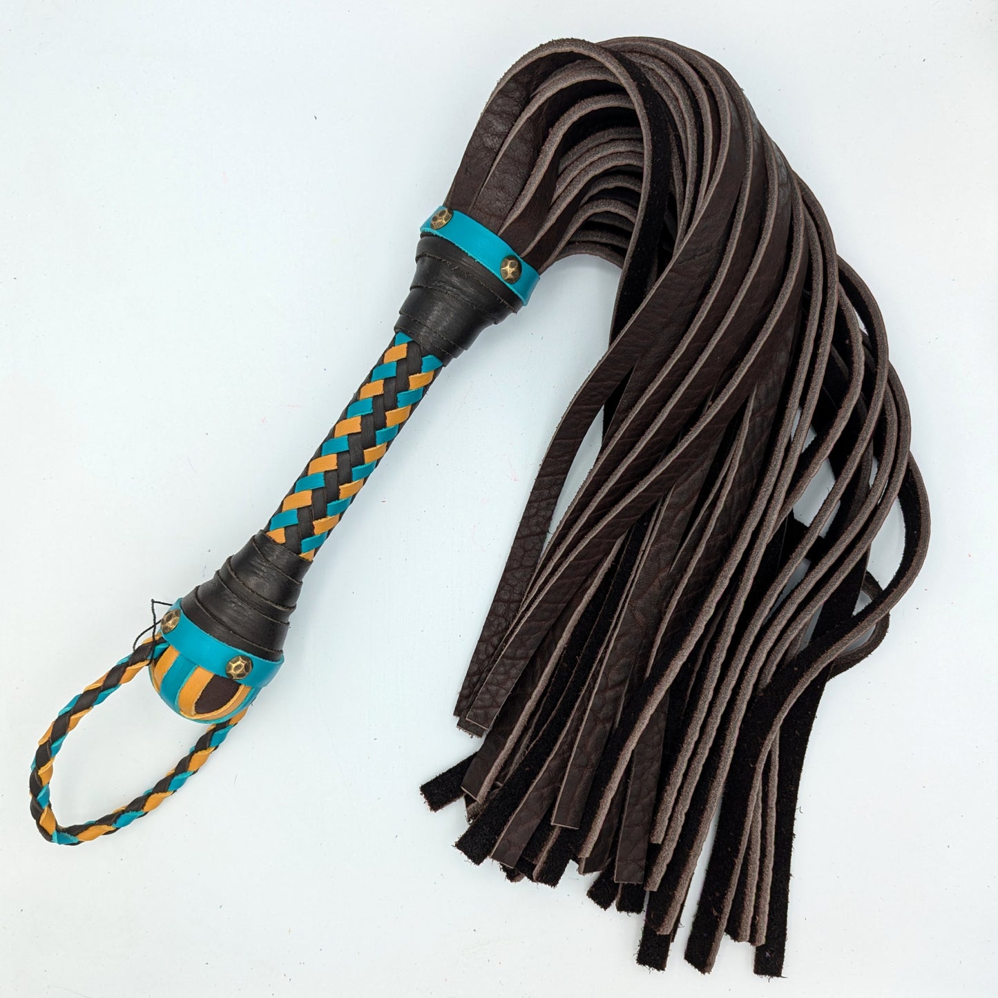 Bison Hide Flogger - Skórzany Flogger - Na zamówienie