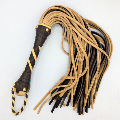 Bison Hide Flogger - Skórzany Flogger - Na zamówienie