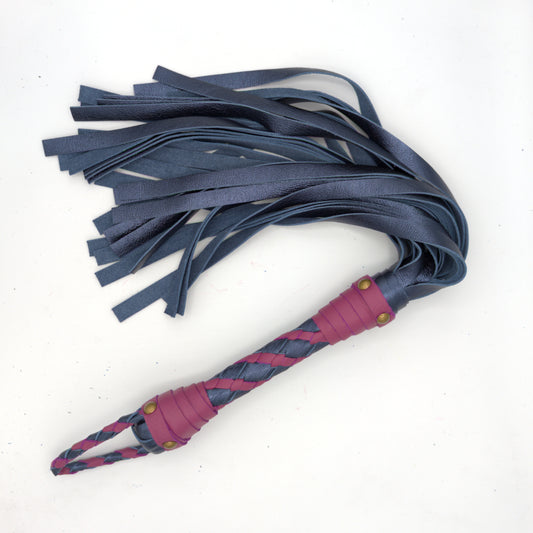 READY TO SHIP! - Cowhide - Leather Flogger - Lil' Guy - FLGCMSP42624
