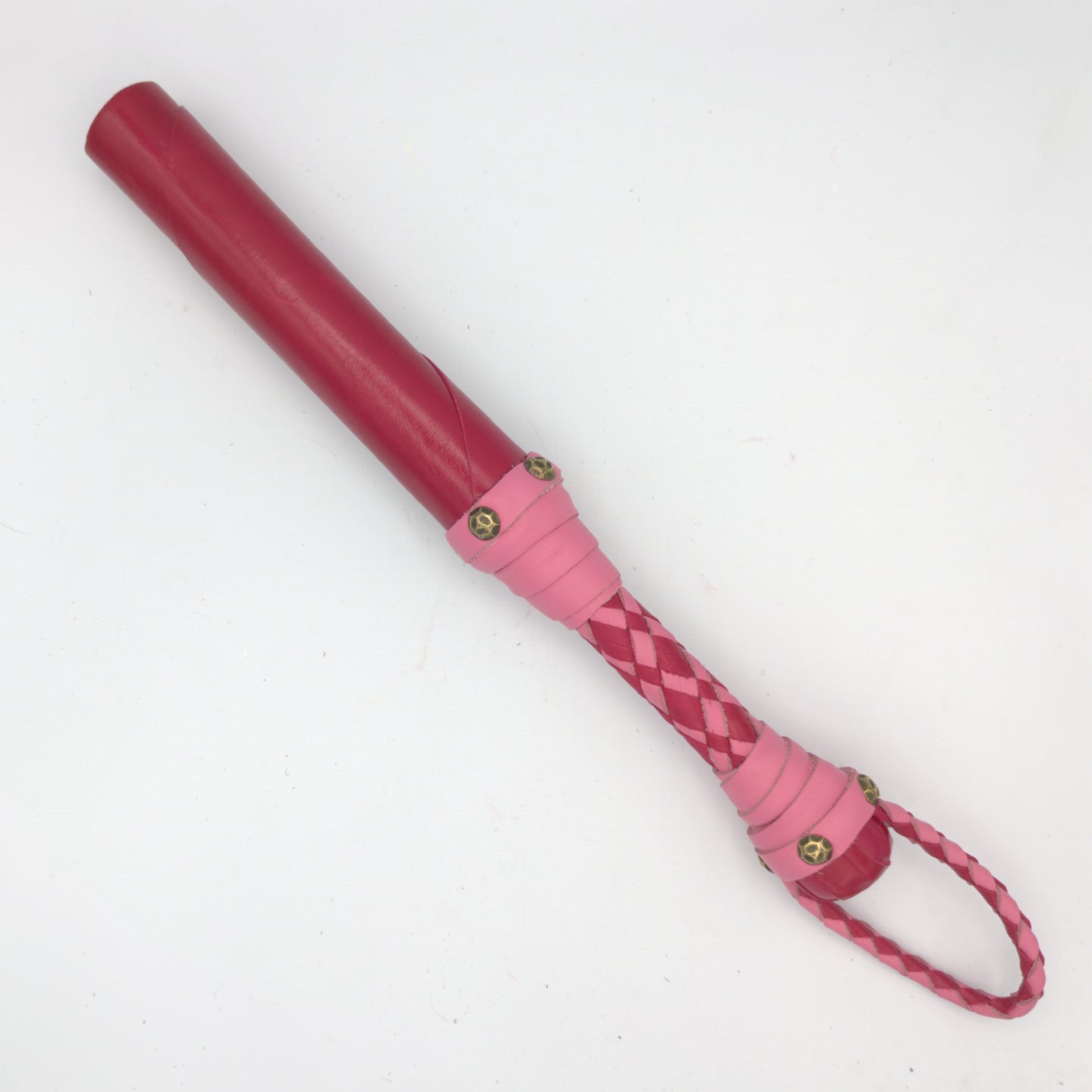READY TO SHIP! - Rubber Core Leather Jack - Magenta - Leather Thumper - JRCMAG13024
