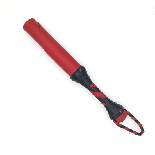 READY TO SHIP! - Rubber Core Leather Jack - Red - Leather Thumper - RCJRBLK42324