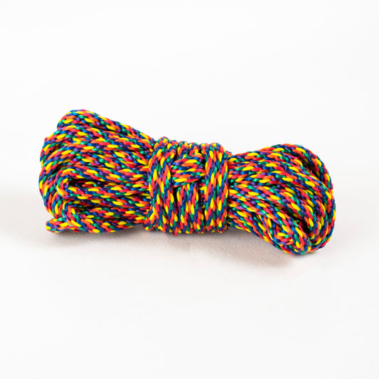 Rainbow Bondage Rope – 1/4” 6 mm MFP – for Shibari eller Suspension – Rainbow tau!