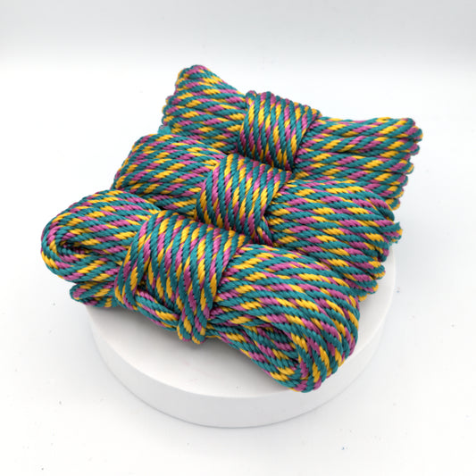 Color of the Month Special May!  1/4" - 6mm – Spicy Cupcake - Solid Braid MFP Bondage Rope