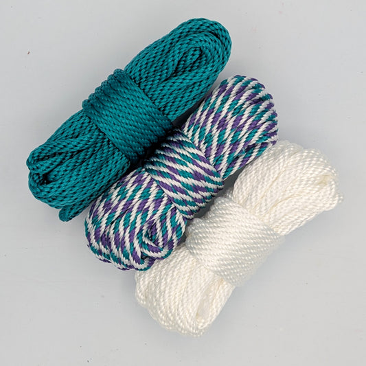 Color of the Month Special January!  1/4" – 6mm – JAZZ Baby! – Solid Braid MFP Bondage Rope CoTM