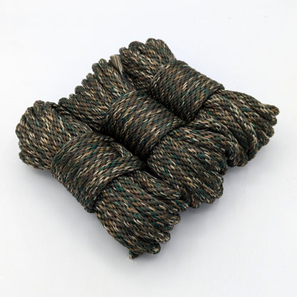 Color of the Month Special December!  1/4" – 6mm – Cosmic Bowling Blend – Solid Braid MFP Bondage Rope CoTM