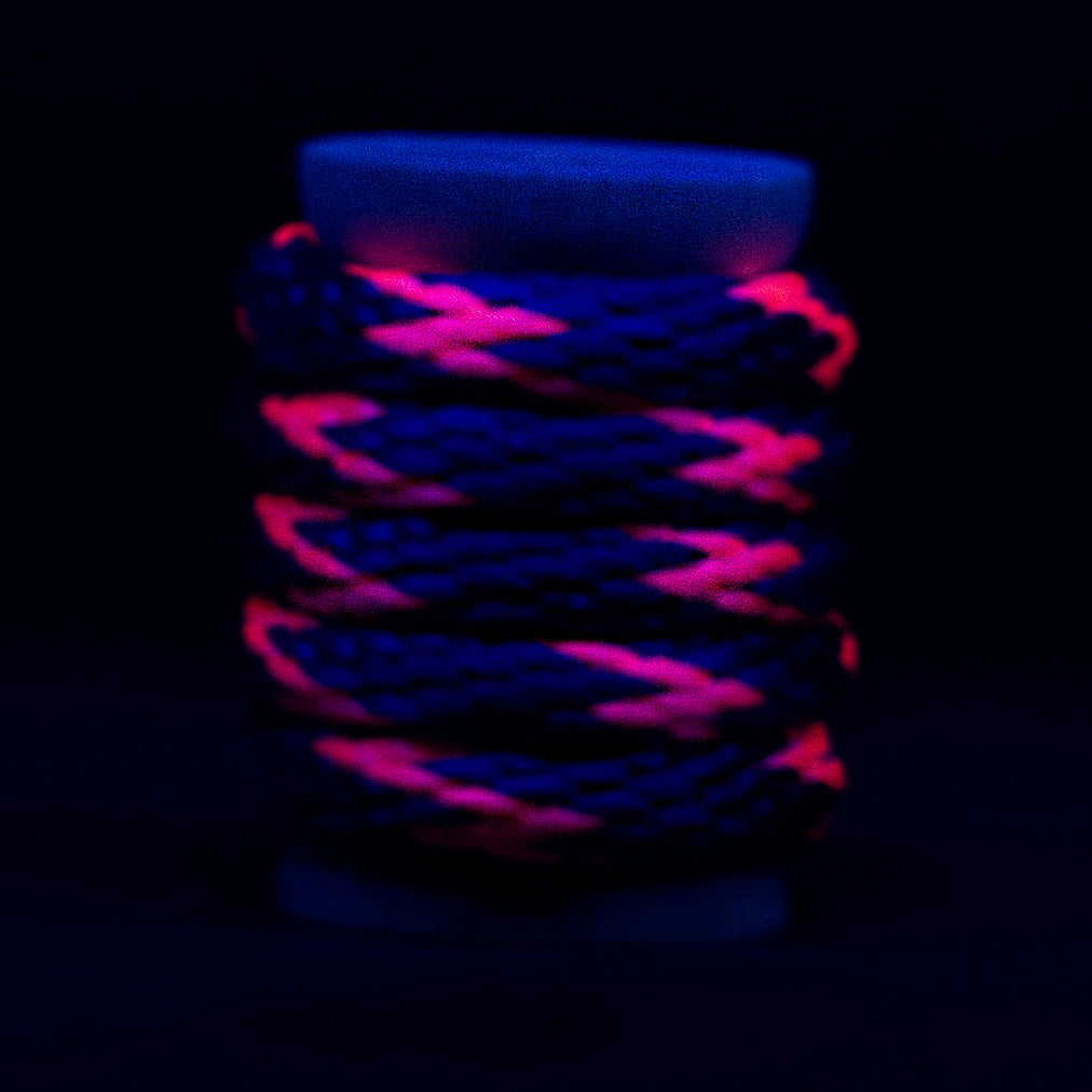 Blacklight Reactive Bondage Rope – 5/16" –  8mm – Solid Braid MFP Rope - 30ft
