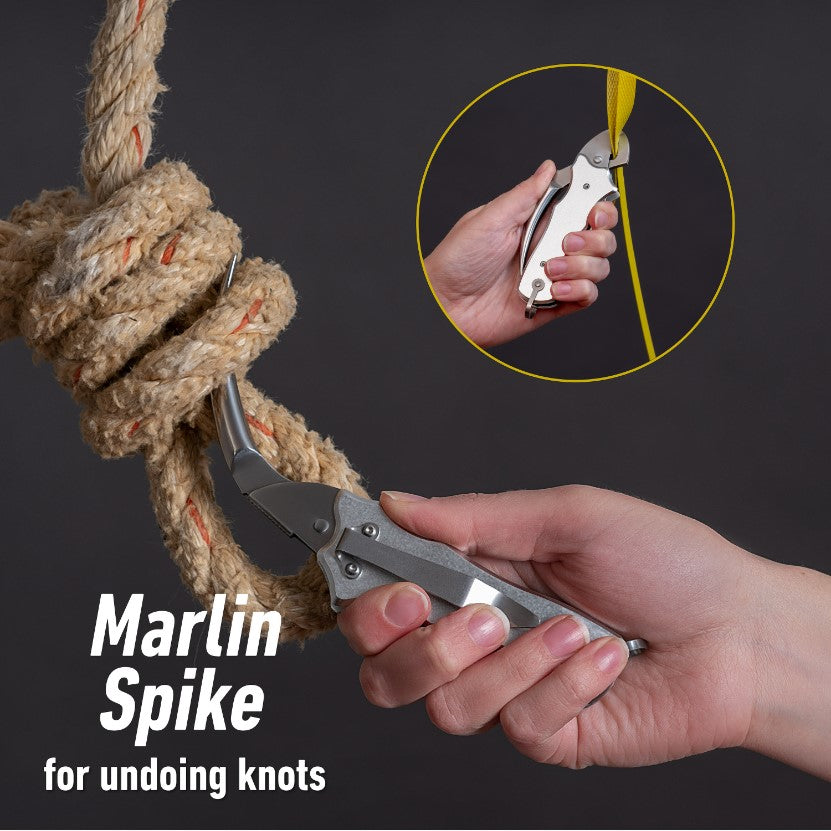 Couteau de marin Marlin Spike - Couteau à outils et à gréement Myerchin
