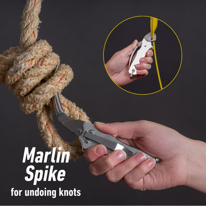 Couteau de marin Marlin Spike - Couteau à outils et à gréement Myerchin