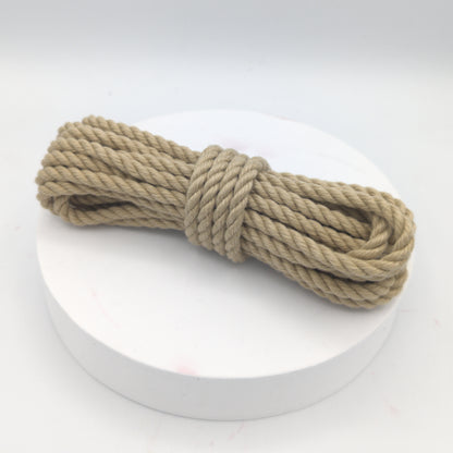 POSH - 3 Strand Spun Polyester Bondage Rope - Synthetic Hemp - 6mm
