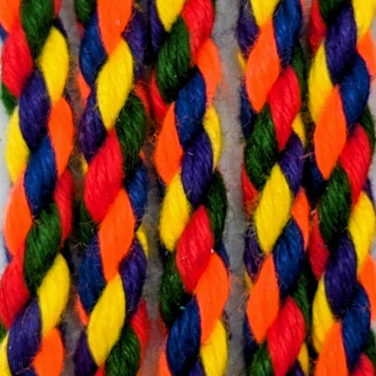 Rainbow POSH - Corde de bondage en polyester filé à 3 brins - Chanvre synthétique - 6 mm