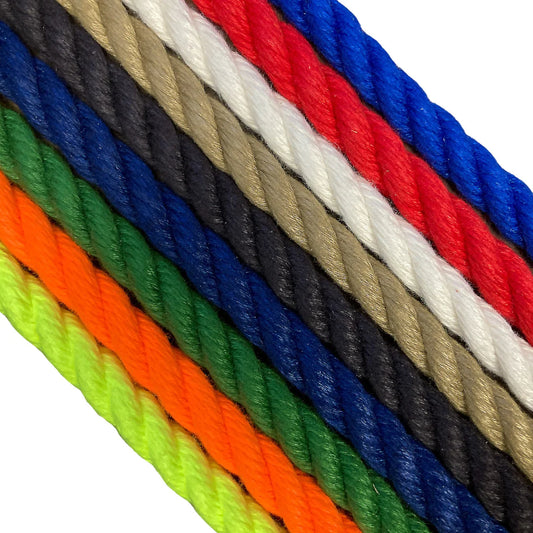 POSH - Corde de bondage en polyester filé à 3 brins - Chanvre synthétique - 6 mm