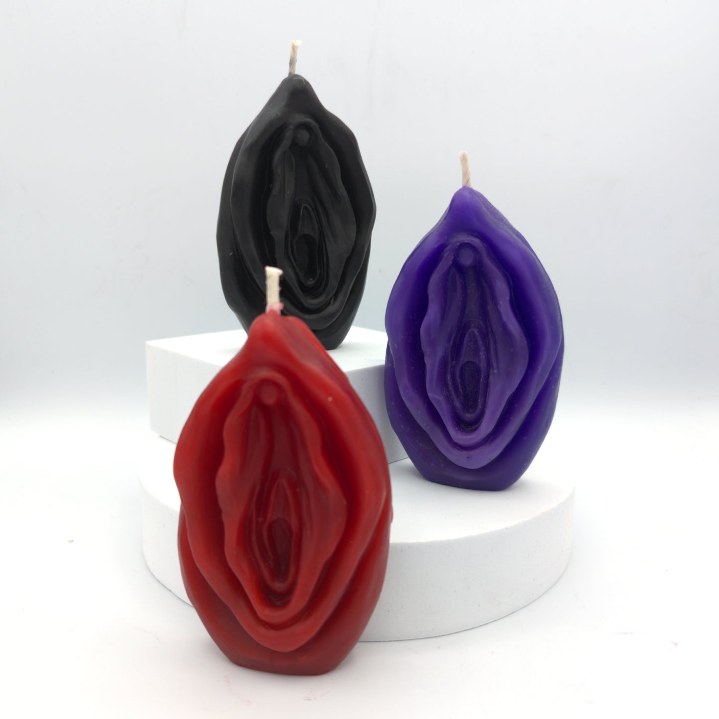 Fiery Vulvas - Wax Play Vulva Candle - Vagina Candle - Cunt Candle