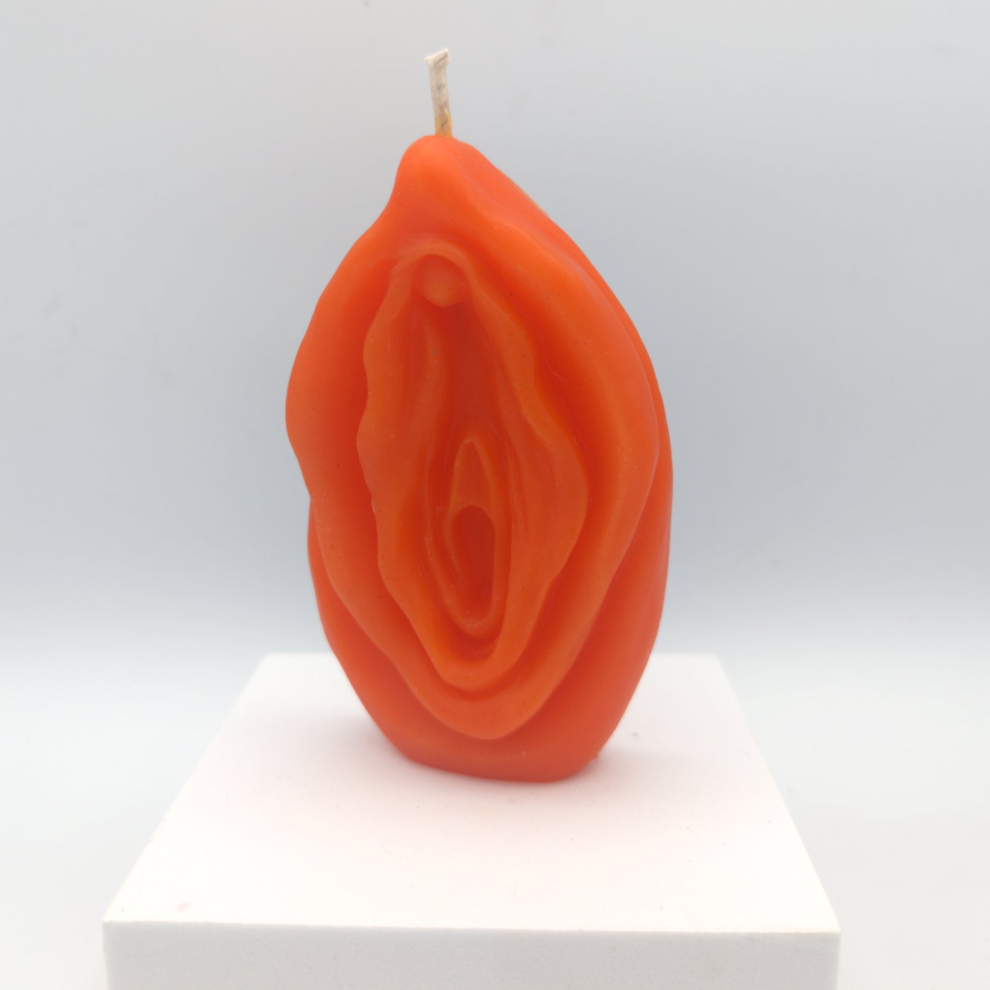 Flaming Hot Genitais - Velas de jogo de cera de vulva e pênis