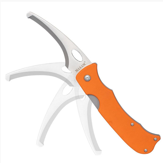 Folding Hawkbill Rope Cutting Knife - Maxam Utility Knife - Rigging Knife - Rope Cutting Hook