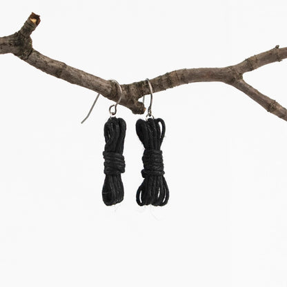 Bondage Rope Earrings - Bondage Earrings - BDSM Earrings - Kink Earrings