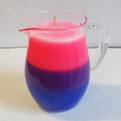 Pride flag in a Jar Wax Play Candle - Low Temp - Unscented - Pitcher Candle