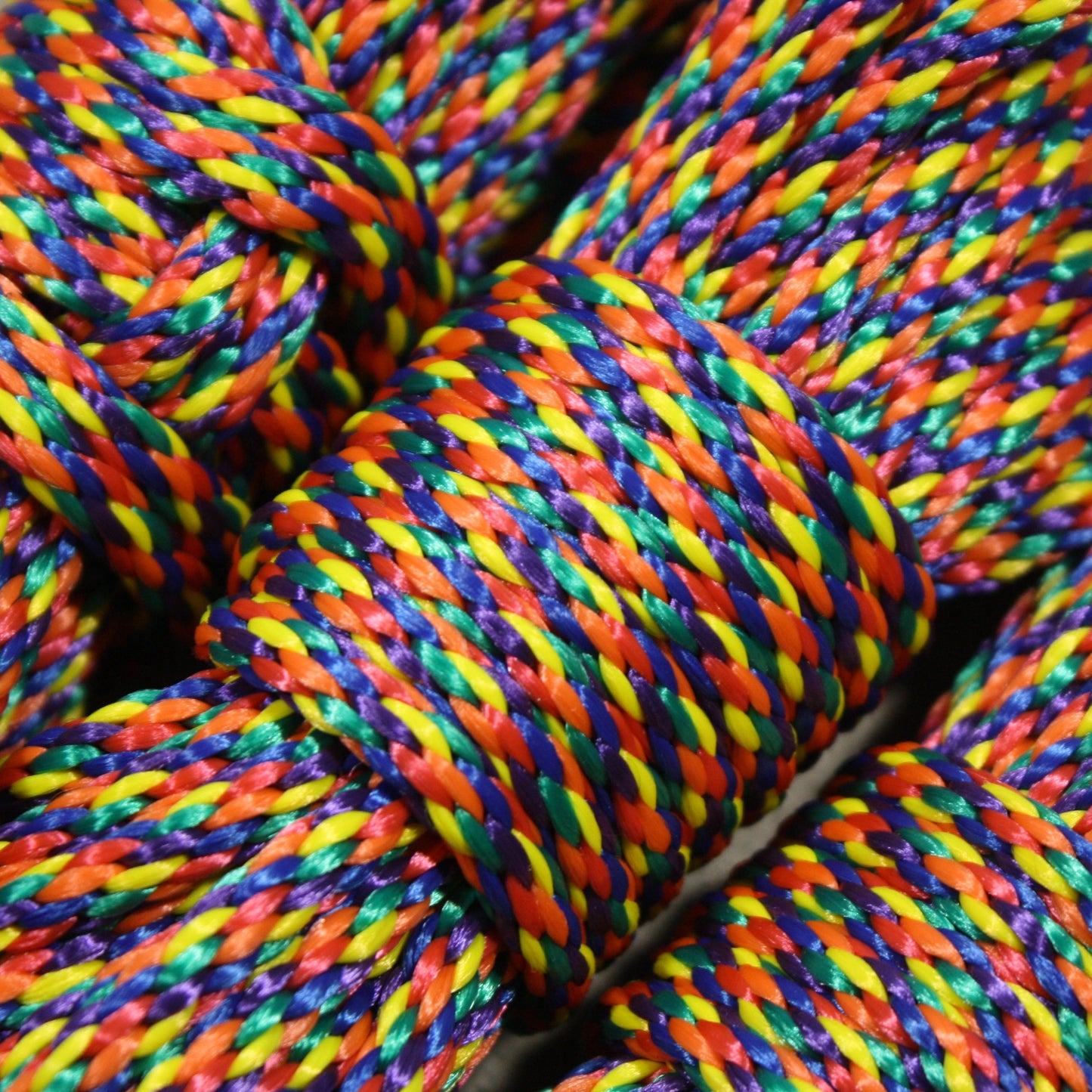 Regenbogen-Bondage-Seil – 1/4" 6 mm MFP – für Shibari oder Aufhängung – Regenbogen-Seil!