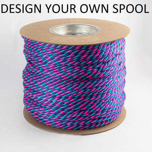 DESIGN YOUR OWN CUSTOM COLOR ROPE SPOOL -  Custom Color MFP Bondage Rope