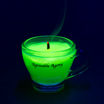 Blacklight Reactive Mini Wax Play Candle - Low Temp - UV - Paraffin